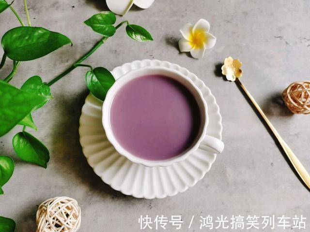 豆浆|家人的早餐我从不马虎,用燕麦和紫薯打成豆浆,好喝又营养