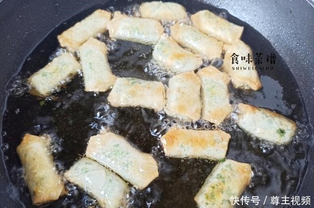 搅拌均匀|懒人春卷的做法，不和面，也不揉面，5分钟出锅，外酥里嫩又解馋