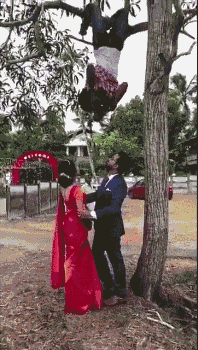 |搞笑GIF趣图兄弟们,你们说我要提醒他一下吗?