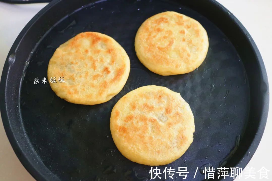 糯米粉|早餐吃它最省事，不用面粉，不用发酵，外酥里软，太香了