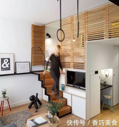 LOFT|国外很流行的“阁楼床”,小户型装上成LOFT,还多出10平米