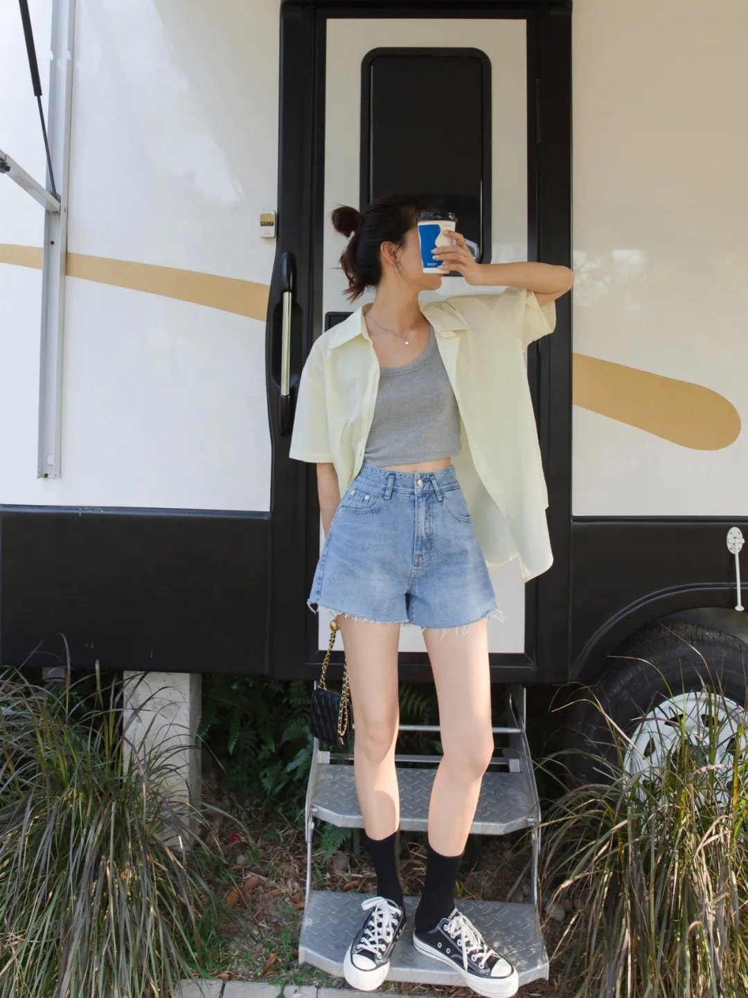 get|别再穿阔腿裤了！这3件短裤才是粗腿女孩的救星，显瘦显腿长