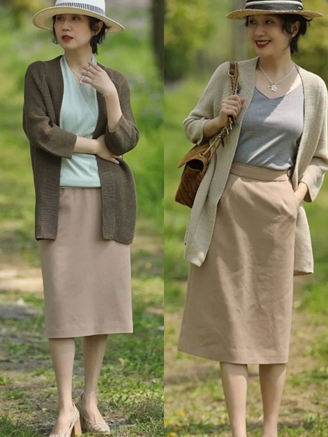 打底衫|奔四奔五的女人别乱穿，过度花俏不等于时髦，要明白简约即高级