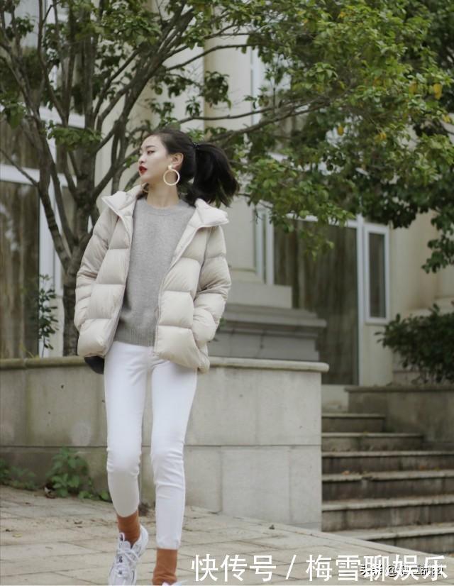 打底裤+运动鞋=入冬最正确的打开方式，时髦保暖，潮人都爱了