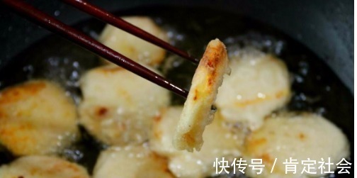 做法|红薯饼还能这样做,不用揉面,不用蒸,比红薯丸子的做法简单