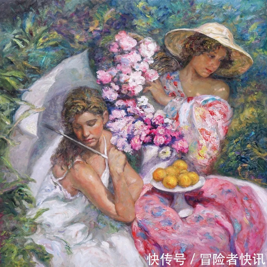 罗约@独特的艺术天赋,对色彩和纹理的戏剧性使用!