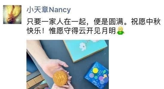 章泽天疑在朋友圈庆新年, 总结过去一年: 