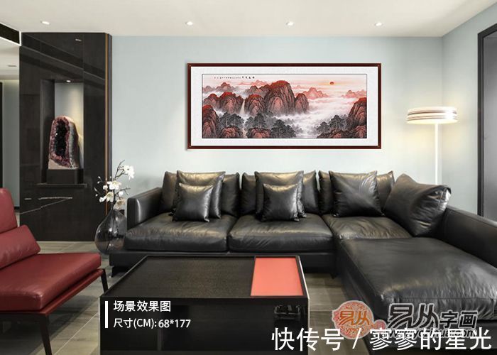 装饰画|客厅背景墙装饰画 参照这三种案例悬挂,让家久居而不厌