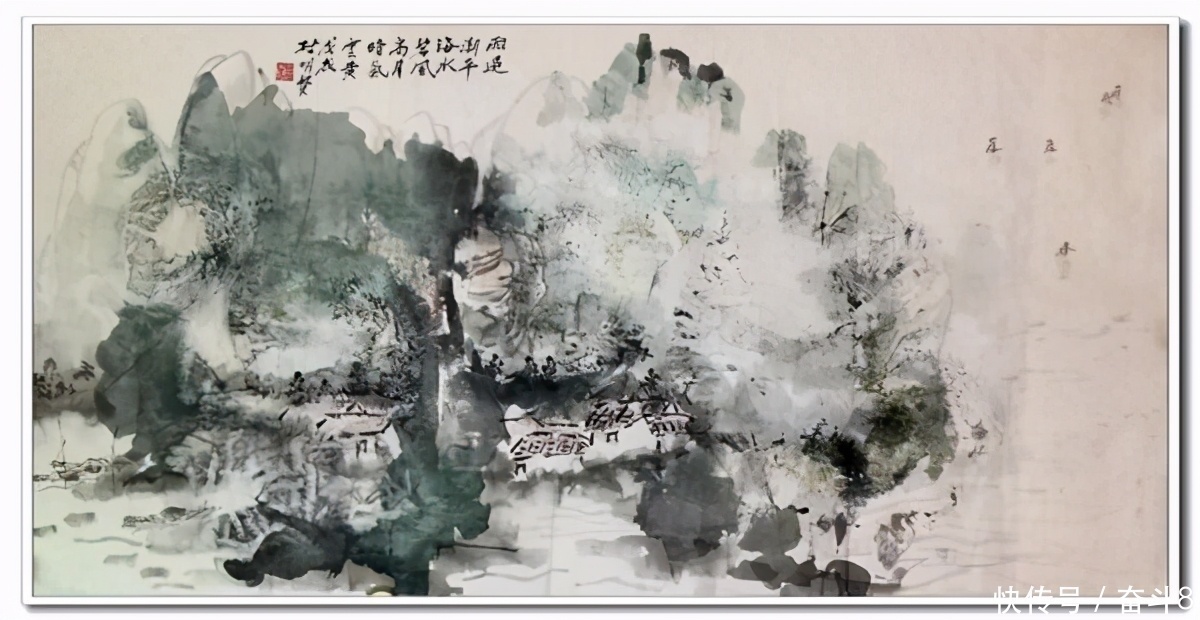 气韵|画家林明贤一一气韵氤氲色清淑天涯海角写苍润