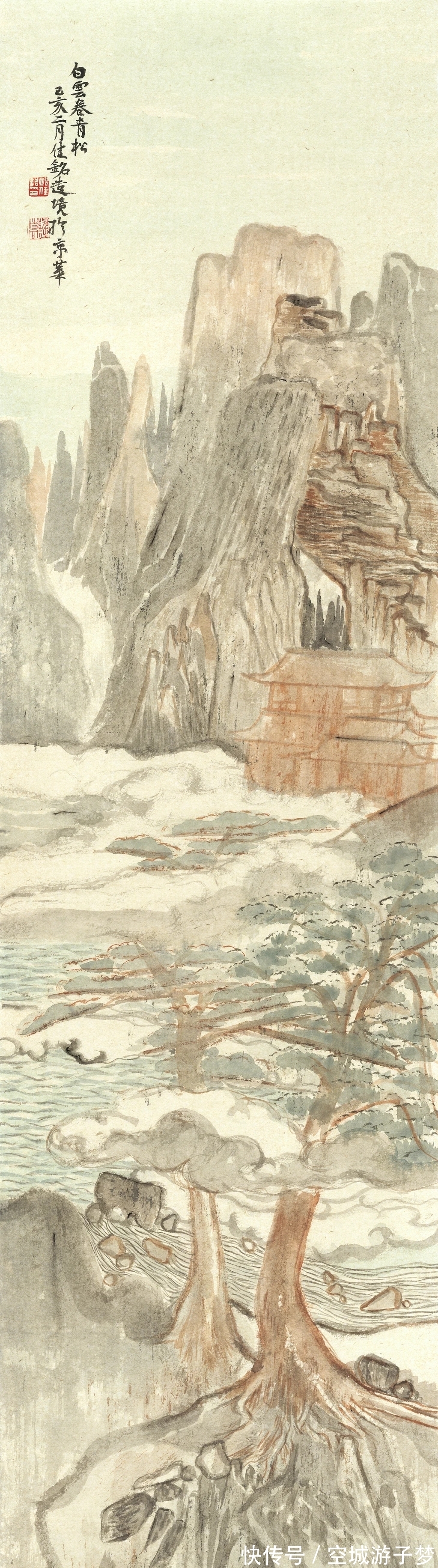 山水画!敢于探索就拥有了成功的基石|邱佳铭山水画