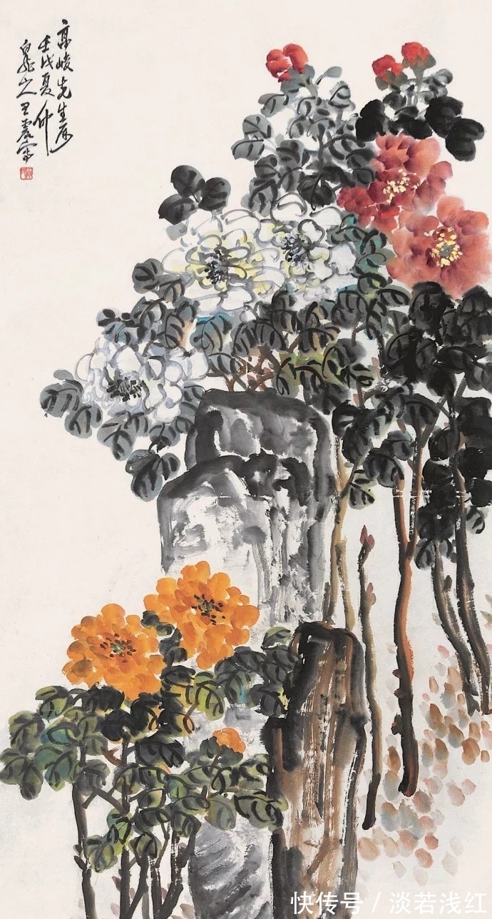 王震#海派大家|转师多益,王震花鸟画