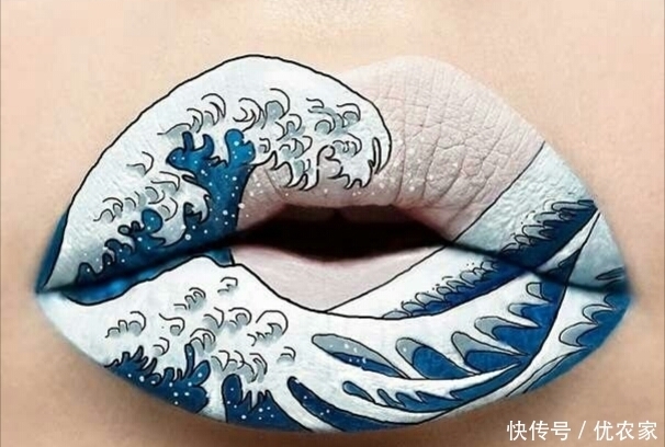 嘴唇|这些女孩的嘴唇被化过妆后,你还舍得亲上一口吗?