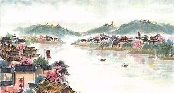 江南春@杜牧最著名的绝句,摇曳了千年的时光,末句更是惊艳世界