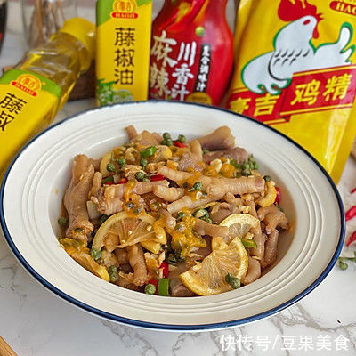 冬天喝追剧必备??柠香藤椒凤爪,鲜美又抗寒