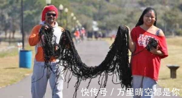 asha 女子10年不剪发 ,长约16米,嫁职业发型师丈夫