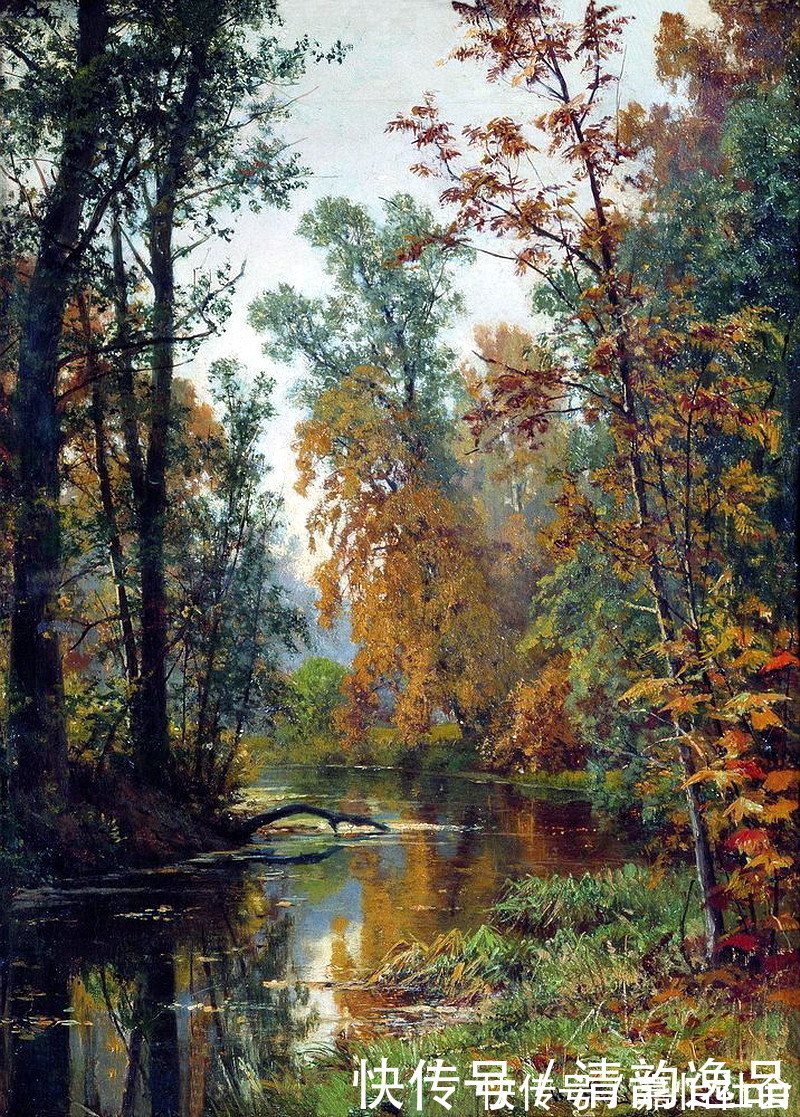 油画&俄罗斯油画大师,伊凡·伊凡诺维奇·希施金,风景油画作品选集