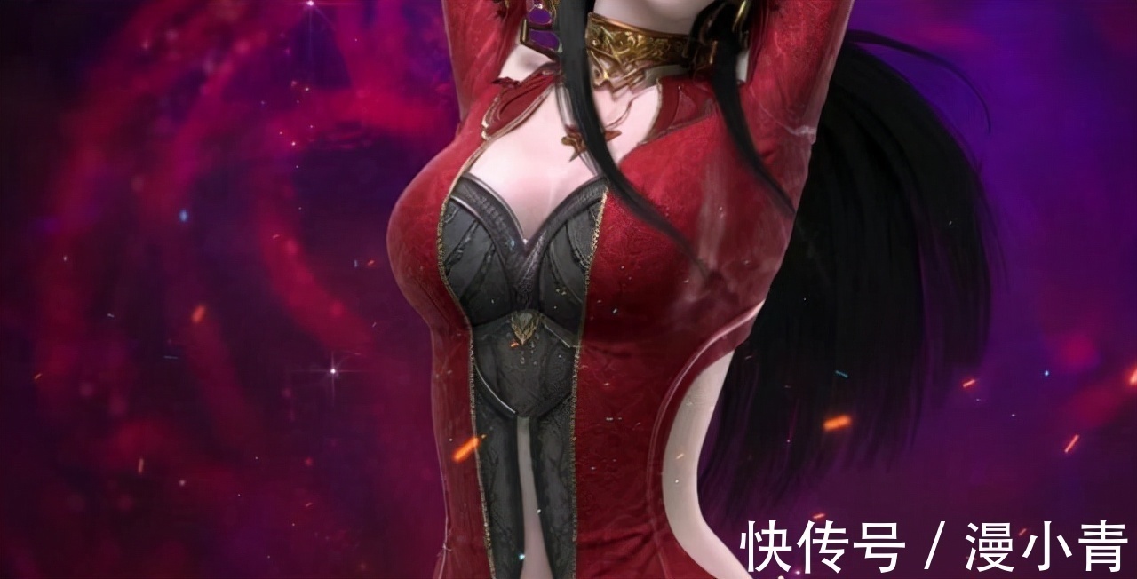 美杜莎|斗破:美杜莎新造型亮相,腰部曲线丝滑,黑丝镂空设计,超级魅惑