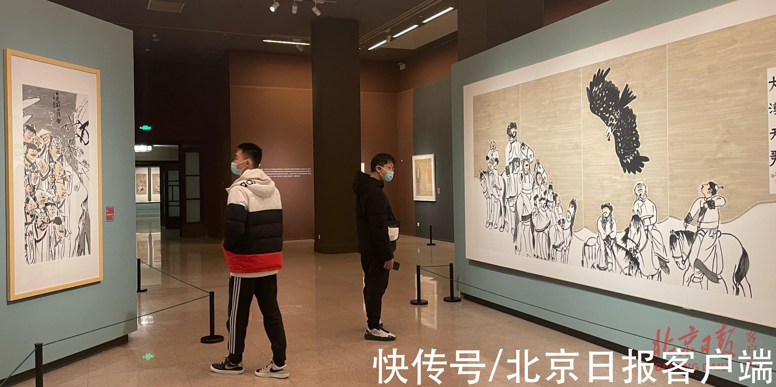 吴为山$道同艺合，11位中国画艺术家作品展亮相中国美术馆