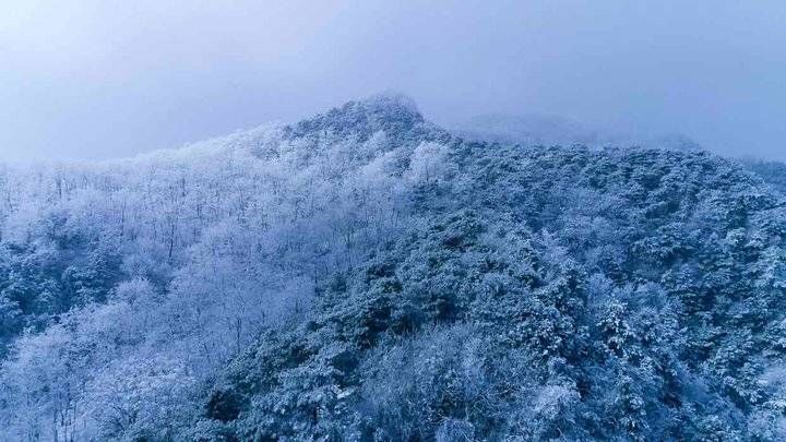 雾凇|雾凇来袭，九如山冰雕玉琢