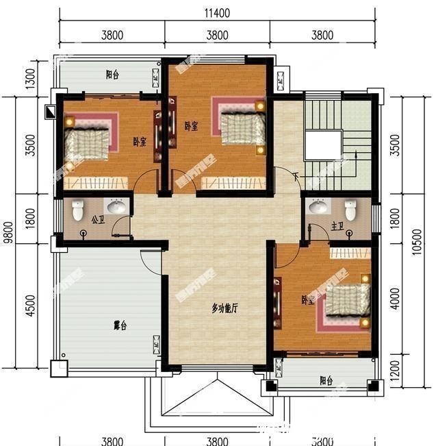 别墅|室内错层设计，两栋欧派风格别墅，35万主体建一栋！