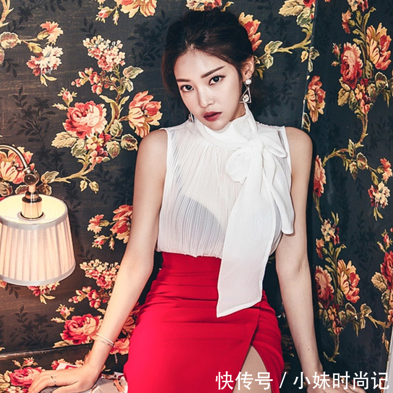 蕾丝 简约干练雪纺衫,尽显职场女神范