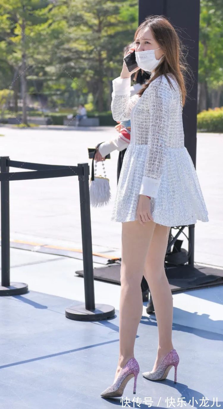 亮片 时髦亮片裙,闪光少女的穿搭