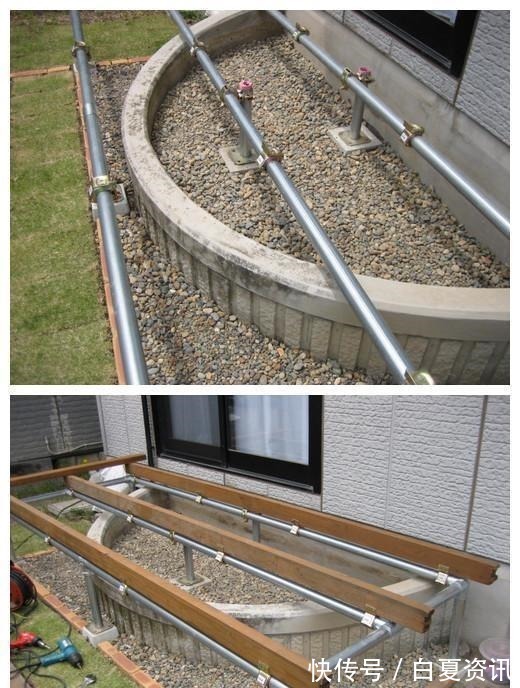 露天甲板|我家要是有个大院子,我也在门前铺一层钢管抬高,露天甲板好结实