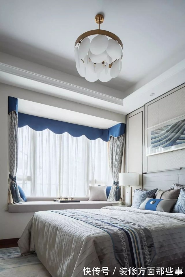 地毯|128平现代简雅风大范围铜质家居布置出一种轻奢档次的气质