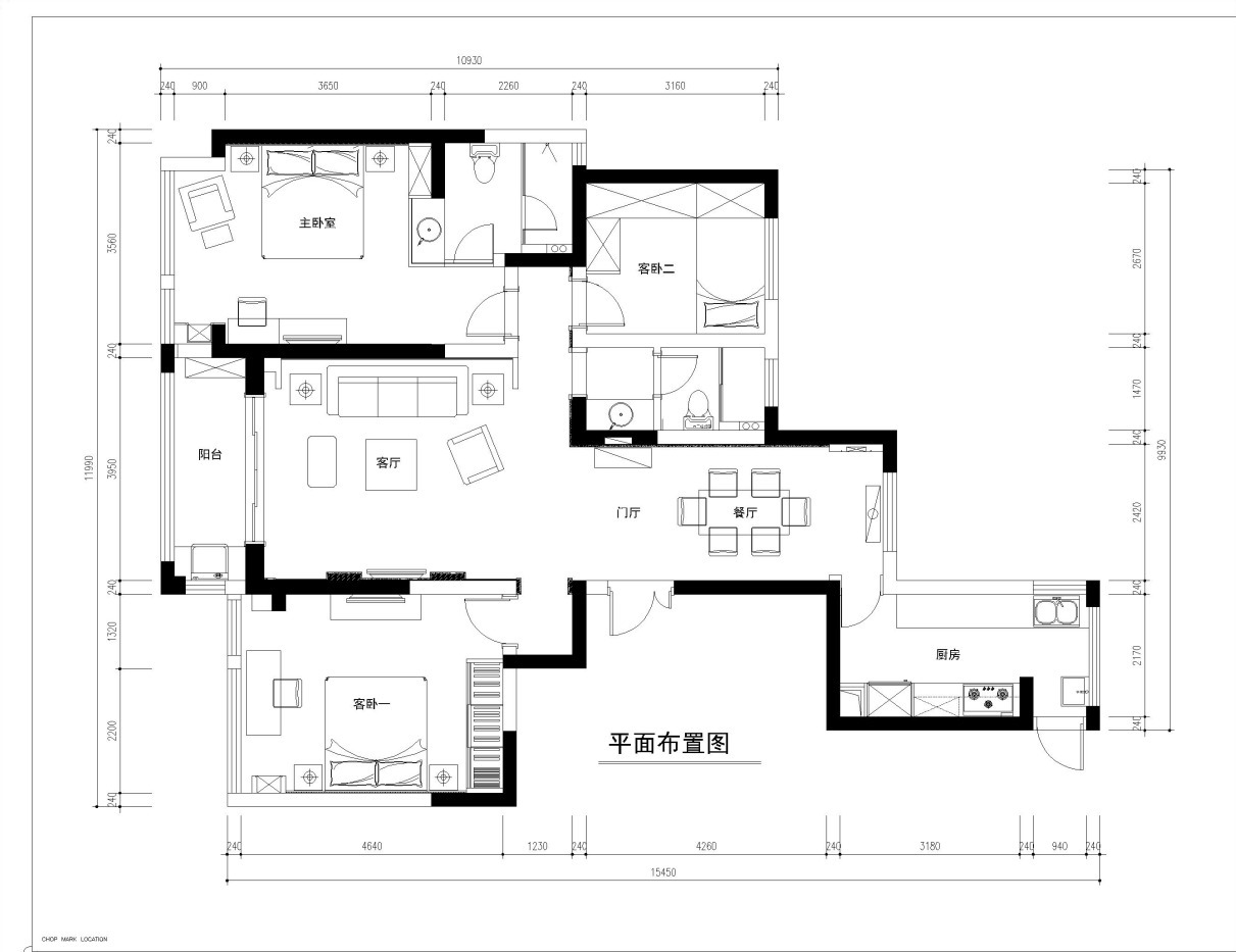 俊学院145㎡现代风格,金典时尚潮流