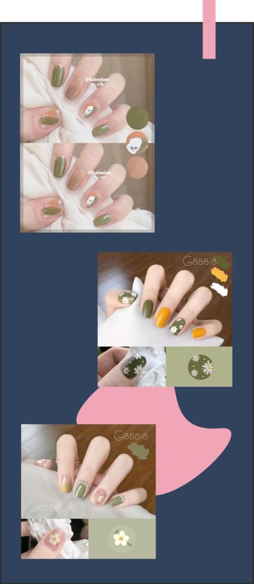 这60款甜辣妹的春夏“果冻美甲”，拿图去做！
