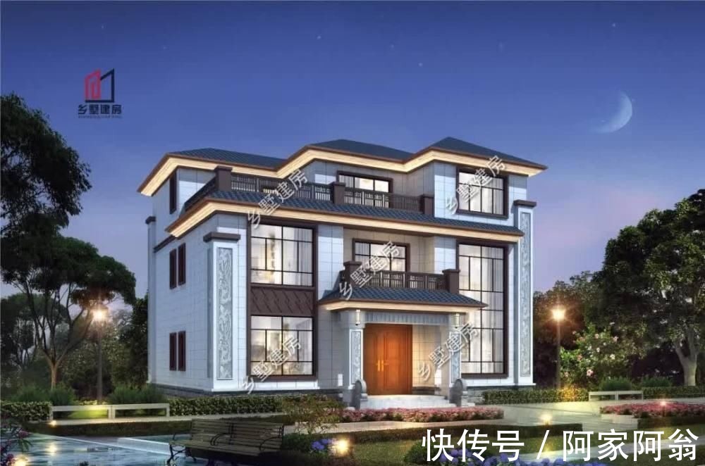 户型|适合农村的好户型,西体中装,精美实用,回乡建一栋,全家都能住