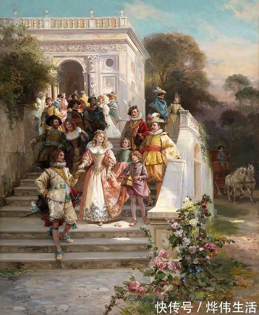 august@华丽的服饰,精美的人物,田园牧歌式的情感