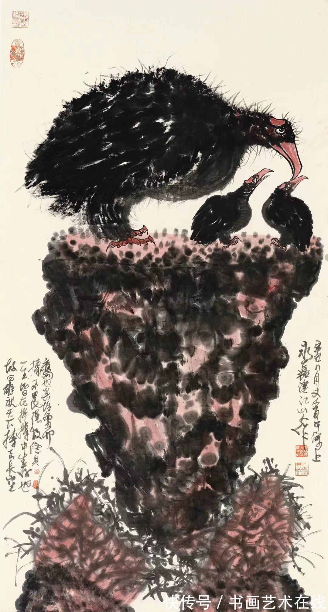 大师|取材灵活博采众长 独具风格——国画家、画鹰大家、指墨画艺术大师朱祖国