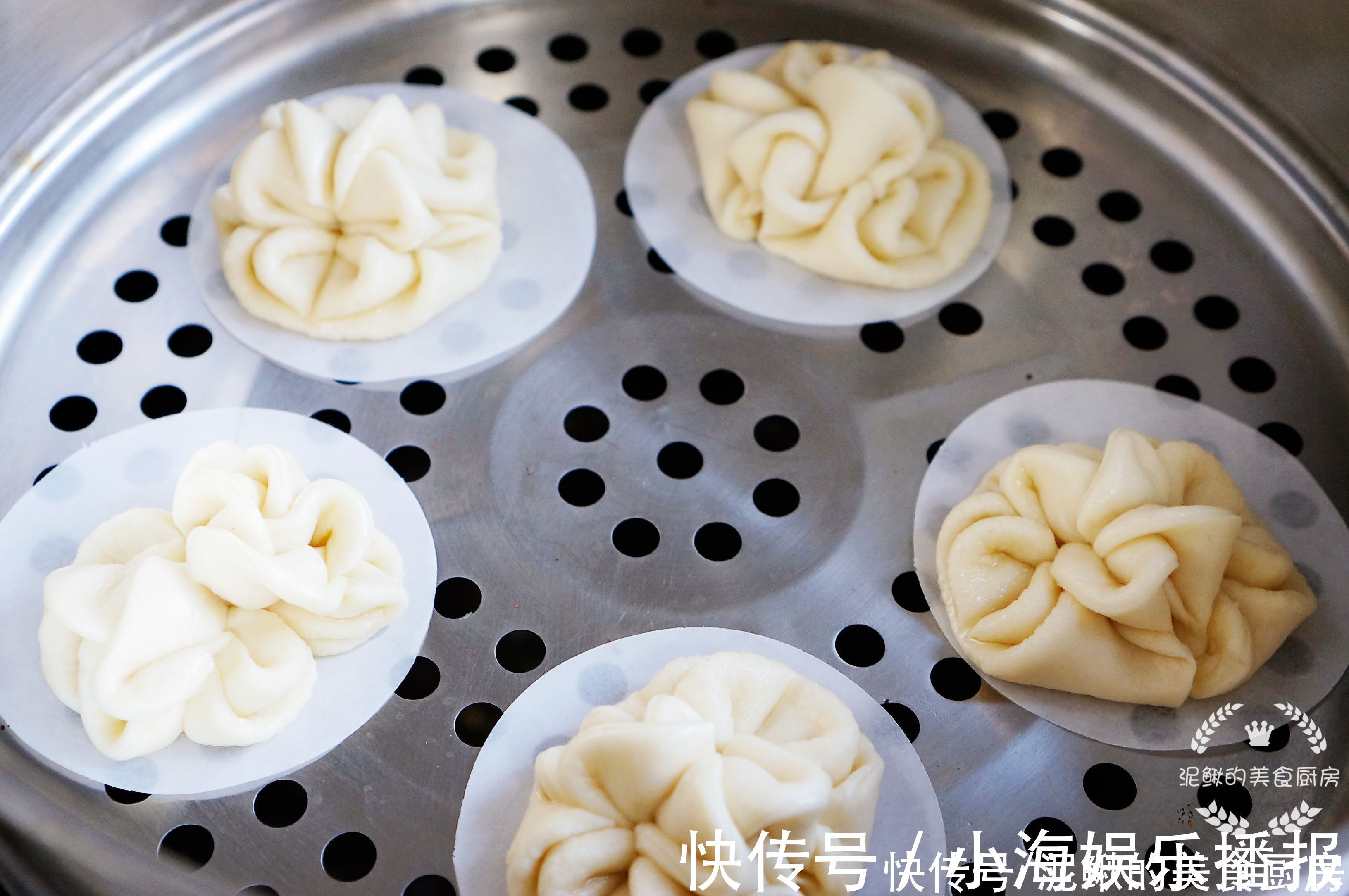 蓬松好吃的花卷,一次发酵,做法简单,口感暄软全家爱