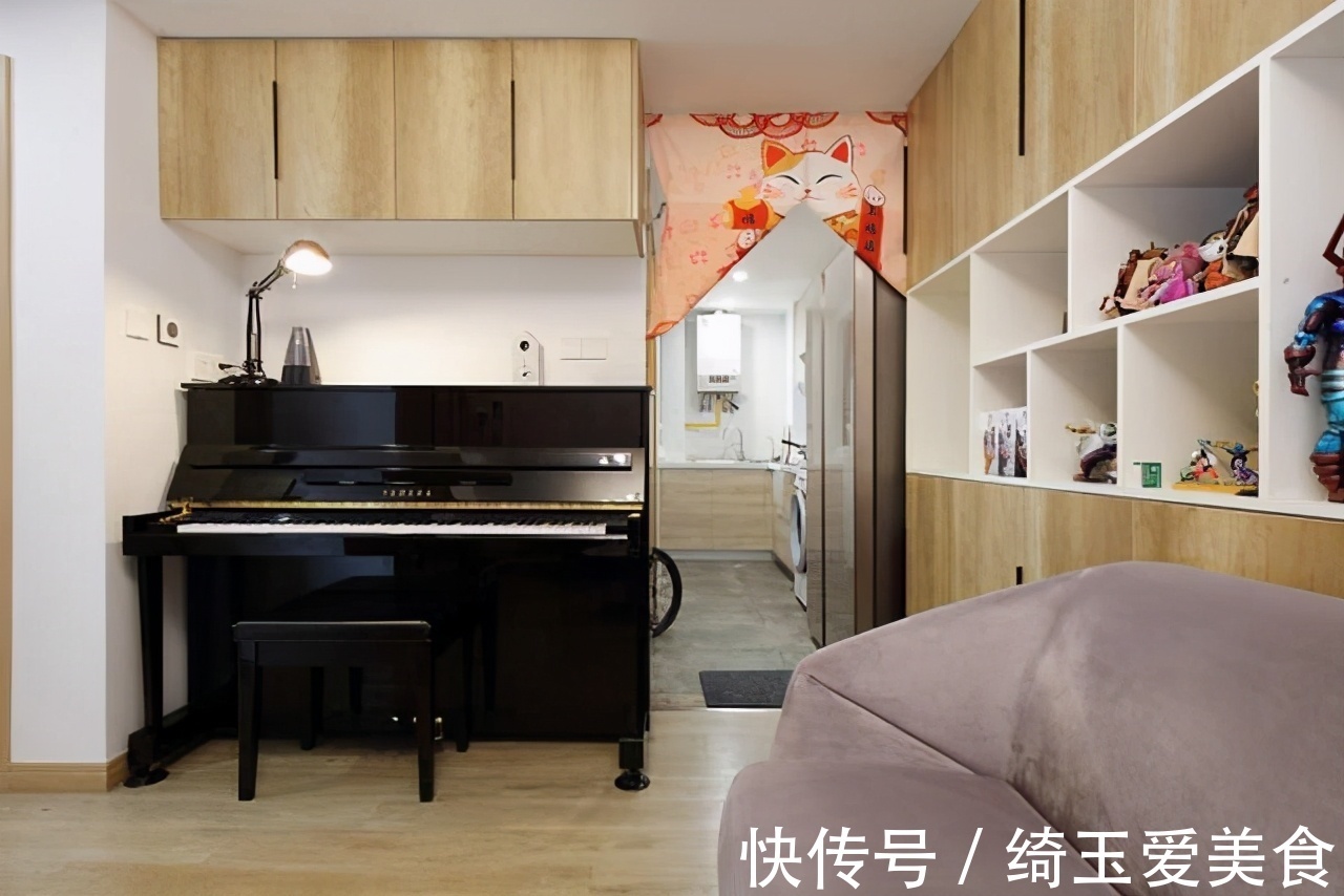 两居|三口之家的62㎡两居，半米不浪费，收纳力太强了，清新简约真舒适