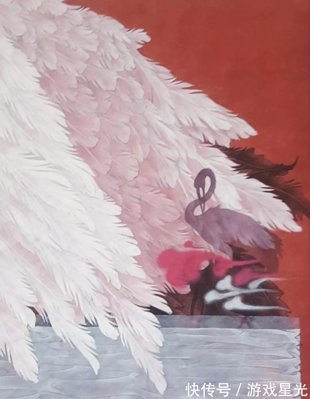 中国画$哈师大中国画系｜姜魏画鹤，法度森严！