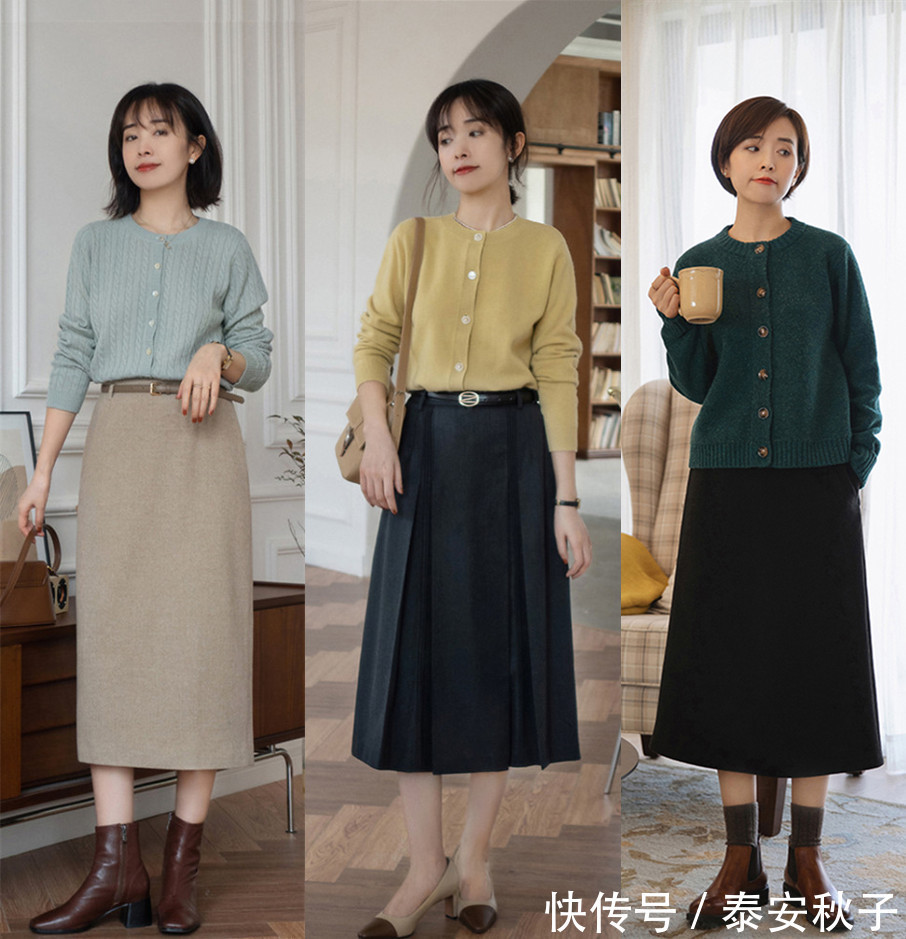 示范|被小个子美女惊艳!她的简约“法式风”穿搭示范:很美、很高级!