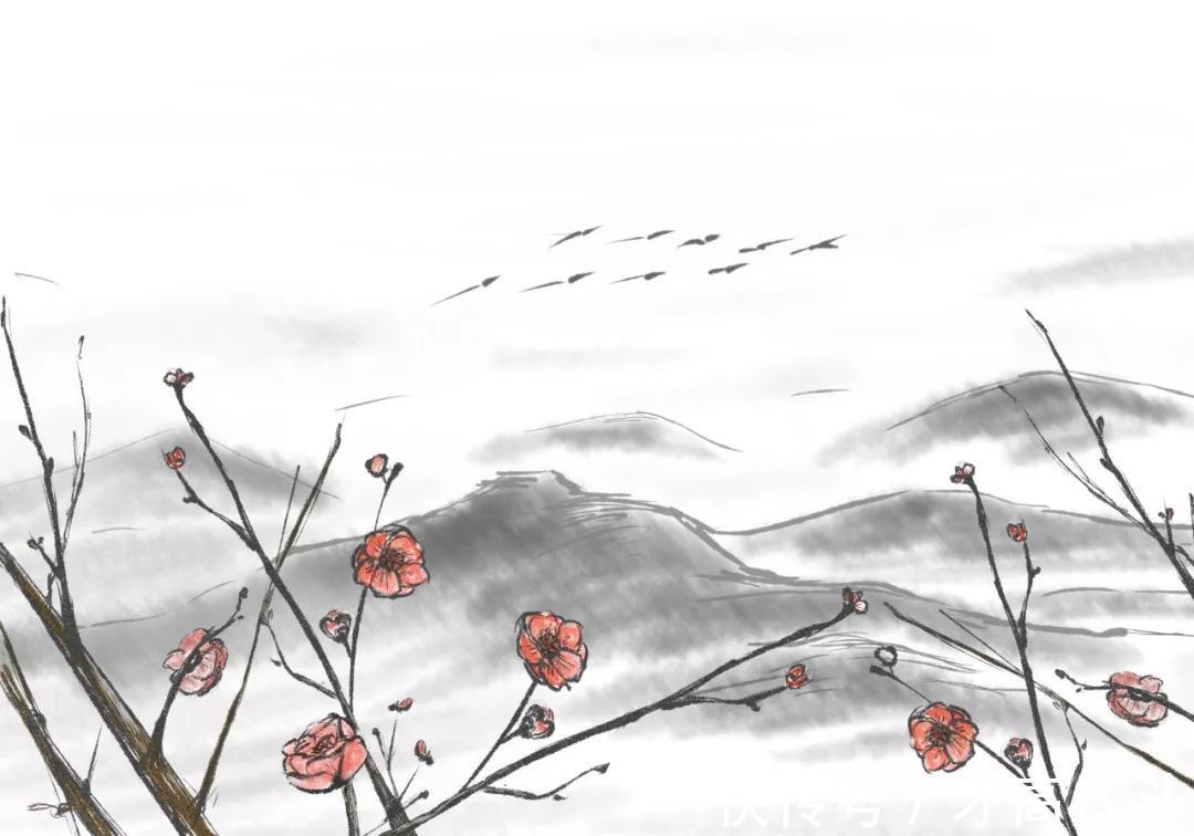 青山&10首绝美五言诗:诗中有画,画中有诗