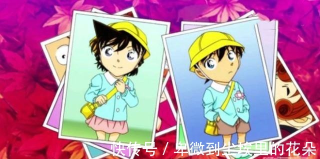 有希子|历经17年的照片,柯南成长为新一,小兰那一年长出了角