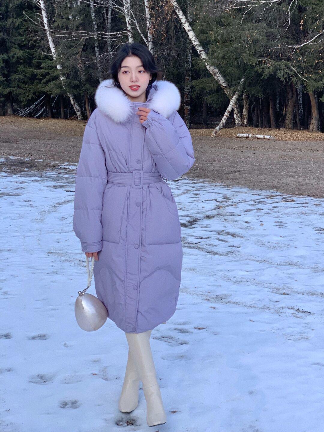 毛呢|冬天想要穿出高级感？一定要试一试灰色和粉色的搭配，高级又时尚！