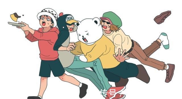 心脏|海贼王心脏海贼团壁纸分享,罗和培波结缘13年,从小一起长大