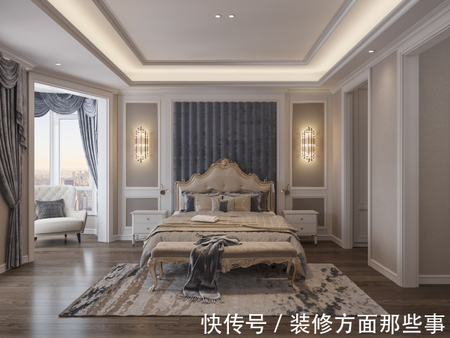 现代|491㎡现代美式,温馨粉色系客厅真是太美了