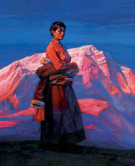 詹建俊@著名油画家詹建俊的人物风景作品欣赏