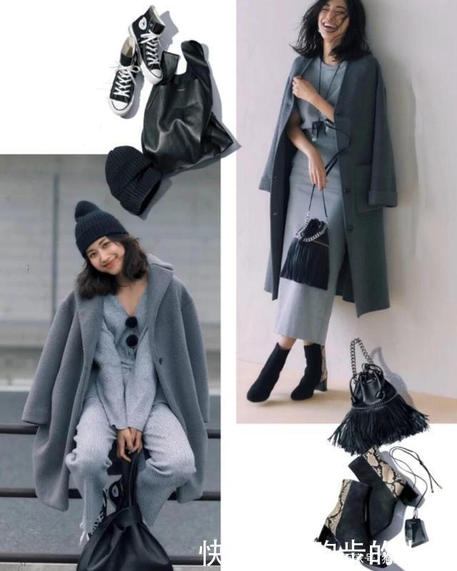 日杂放大招了，“高级灰穿搭”太惊艳，优雅时髦精们千万别错过