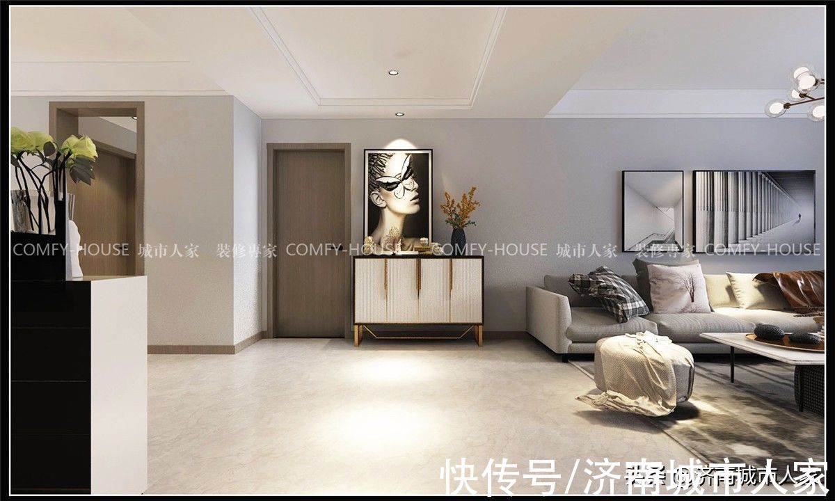 阅山|中铁逸都国际-阅山现代风格装修效果图