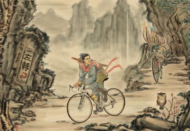 画家专画“祖传假画”,一幅《三英战吕布》火遍全网,让人捧腹