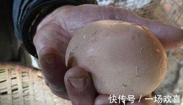 众人|男子喂鸡时发现“巨型”鸡蛋,众人连连称奇,打开蛋后哭笑不得