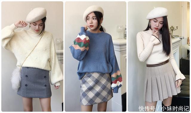 适合150cm到165cm女生冬季穿搭，24套可爱风搭配，显高又时髦