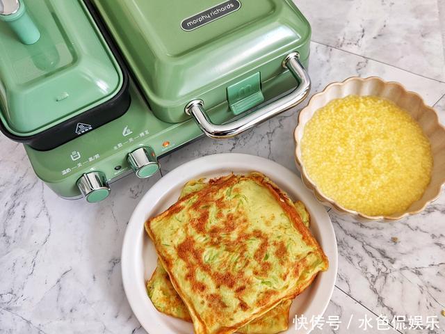 早餐|我家最受欢迎的早餐饼,手不沾面,十分钟就上桌,营养搭配太美味