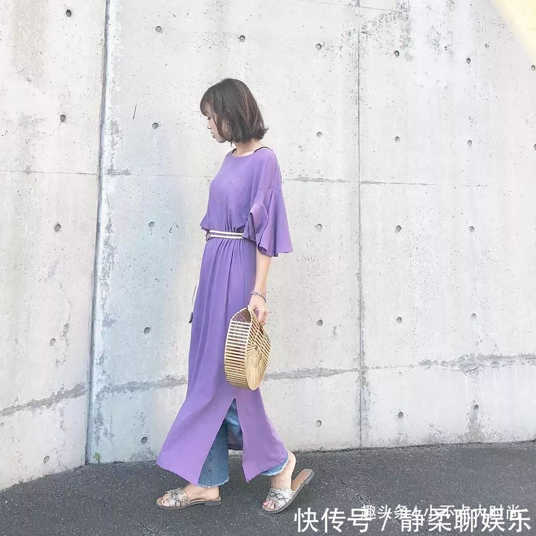 t恤|日本小个子妈妈初秋穿搭真显高!简约又气质,适合所有小个子!